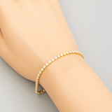 Rhinestone Chain Clasp Bracelet