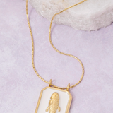 Enamel Fish Pendant Necklace
