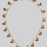 Cherry Fruit Station Necklace