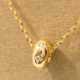 Mini Oval Pendant Necklace
