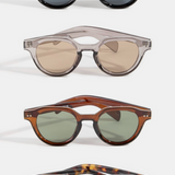 Round Double Bridge Sunglasses