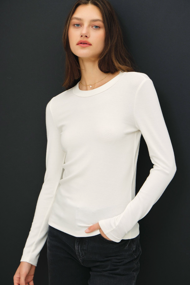 the Jane Long Sleeve Super Soft Tee