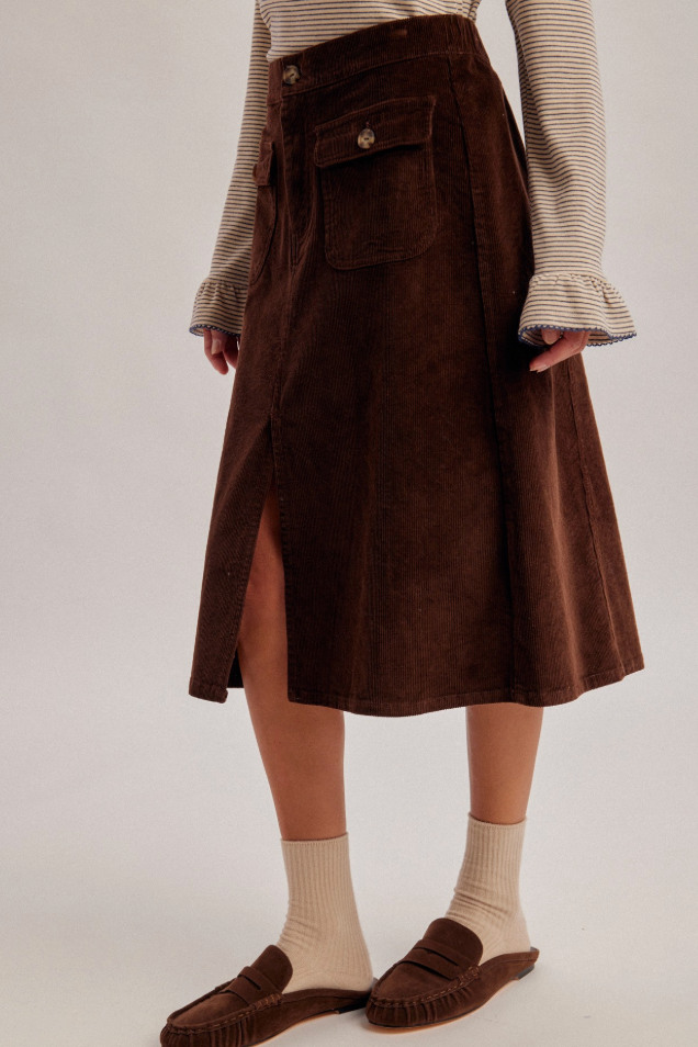 The Aspen Corduroy Skirt