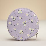 Daisy Cotton Travel Jewelry Box