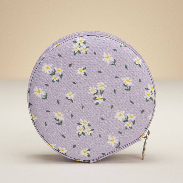 Daisy Cotton Travel Jewelry Box