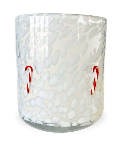 Candy Cane Holiday Confetti Icon 12oz Candle