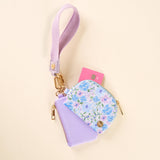 Blue Garden - Duo Pouch Wristlet