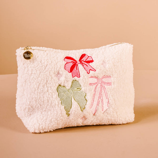 Bow Teddy Makeup Pouch
