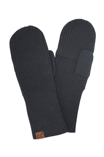 C.C Convertible Mitten with Open Slit Winter Glove - 4 colors