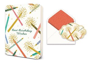 Sparkling Wish Deluxe Greeting Card