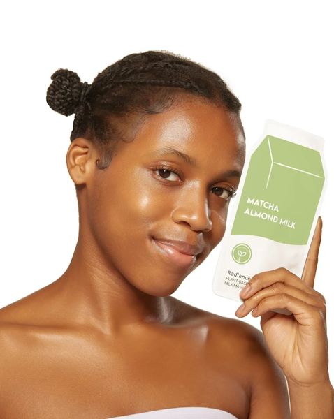 Matcha Almond Milk Radiance Plant-Based Milk Sheet Mask