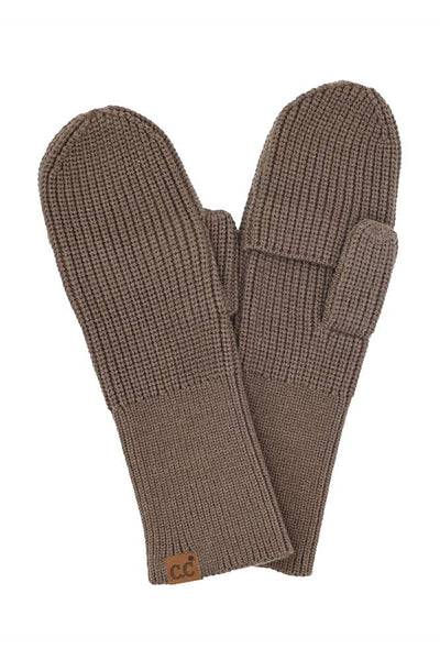 C.C Convertible Mitten with Open Slit Winter Glove - 4 colors