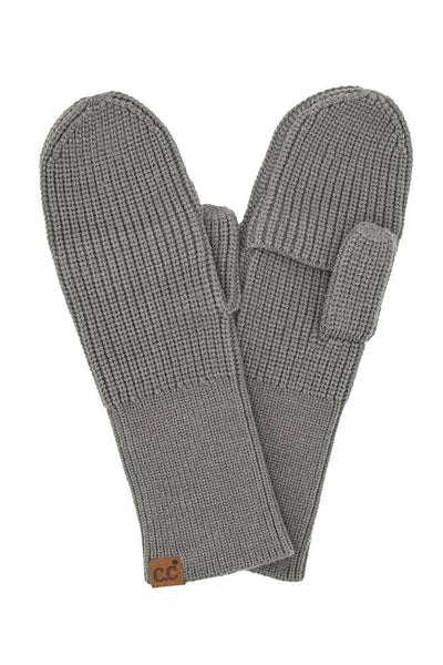 C.C Convertible Mitten with Open Slit Winter Glove - 4 colors