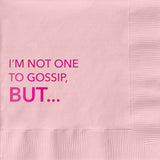 Not One To Gossip Cocktail Napkin