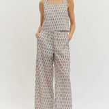 The Nina Block Print Pants
