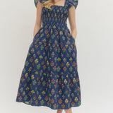 The June Smocked Midi Dress