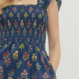 The June Smocked Midi Dress