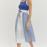 The Kai Royal Blue Midi Dress