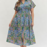The Wren Floral Zip Dress