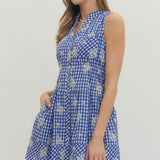 The Kayla Gingham Short Dress