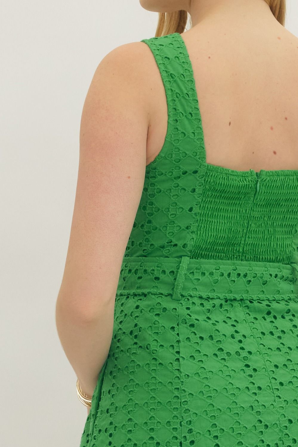The Georgia Eyelet Midi Dress | Classic Cotton Summer Style Pennybird The Georgia Eyelet Midi Dress | Classic Cotton Summer Style Pennybird