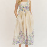 The Evie Eyelet Floral Midi Dress