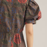 The Lunaria Floral Midi Dress