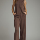 The Lola Ultra Soft Mock Neck Sleeveless Top