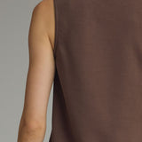 The Lola Ultra Soft Mock Neck Sleeveless Top