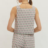 The Kaila Block Print Top