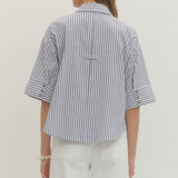 The Kirsten - Navy Stripe