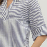The Kirsten - Navy Stripe