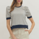 The Daphne Dot Stripe Top