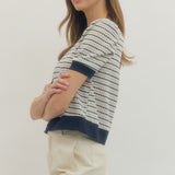 The Daphne Dot Stripe Top
