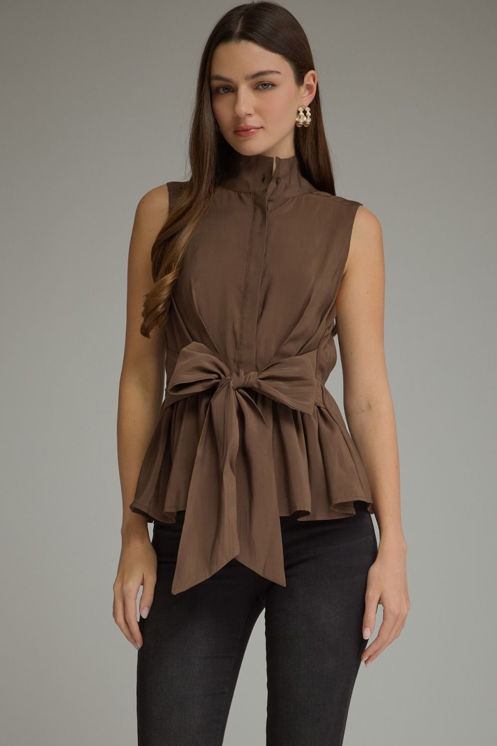 The Calliope Tie Front Blouse