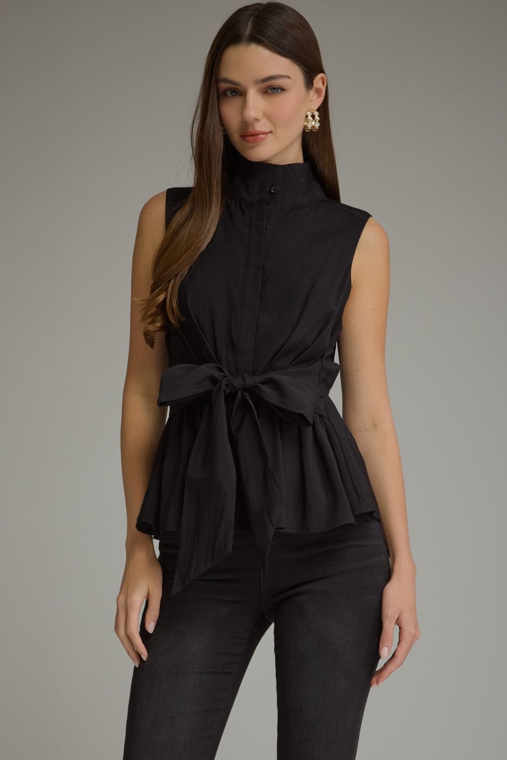 The Calliope Tie Front Blouse