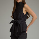 The Calliope Tie Front Blouse