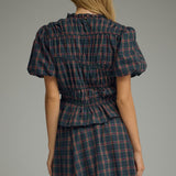 The Susanna Plaid Top