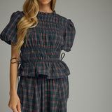 The Susanna Plaid Top