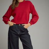 The Charlene Solid Pullover Sweater
