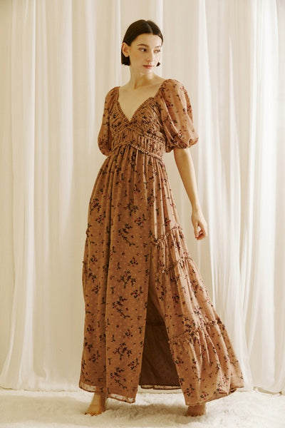 the Emily floral maxi dress