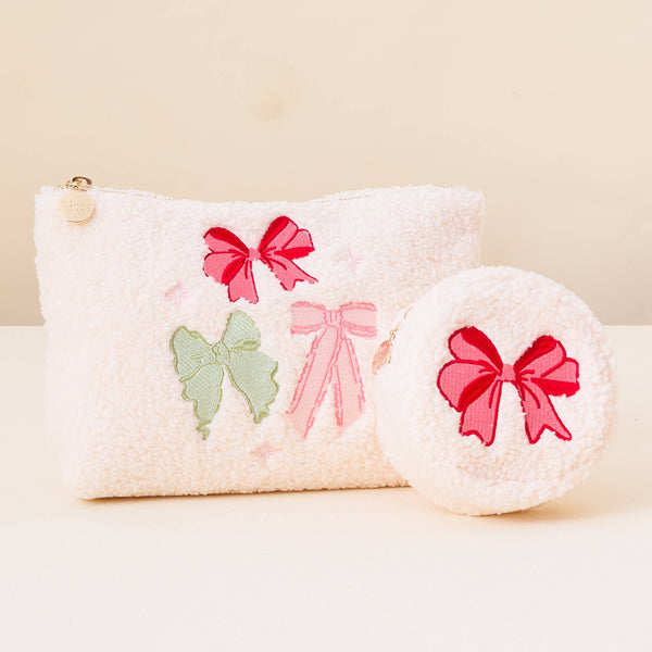 Bow Teddy Makeup Pouch