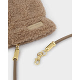 Teddy mittens with cord