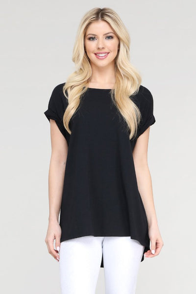 Cap sleeve athleisure top - the Coyne in 2 colors