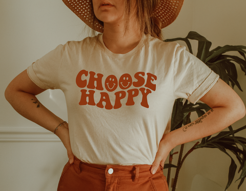 Choose Happy Graphic Tee
