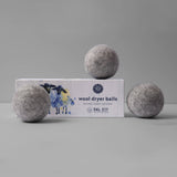 Wool Dryer Balls - Set of 3 GRAY
