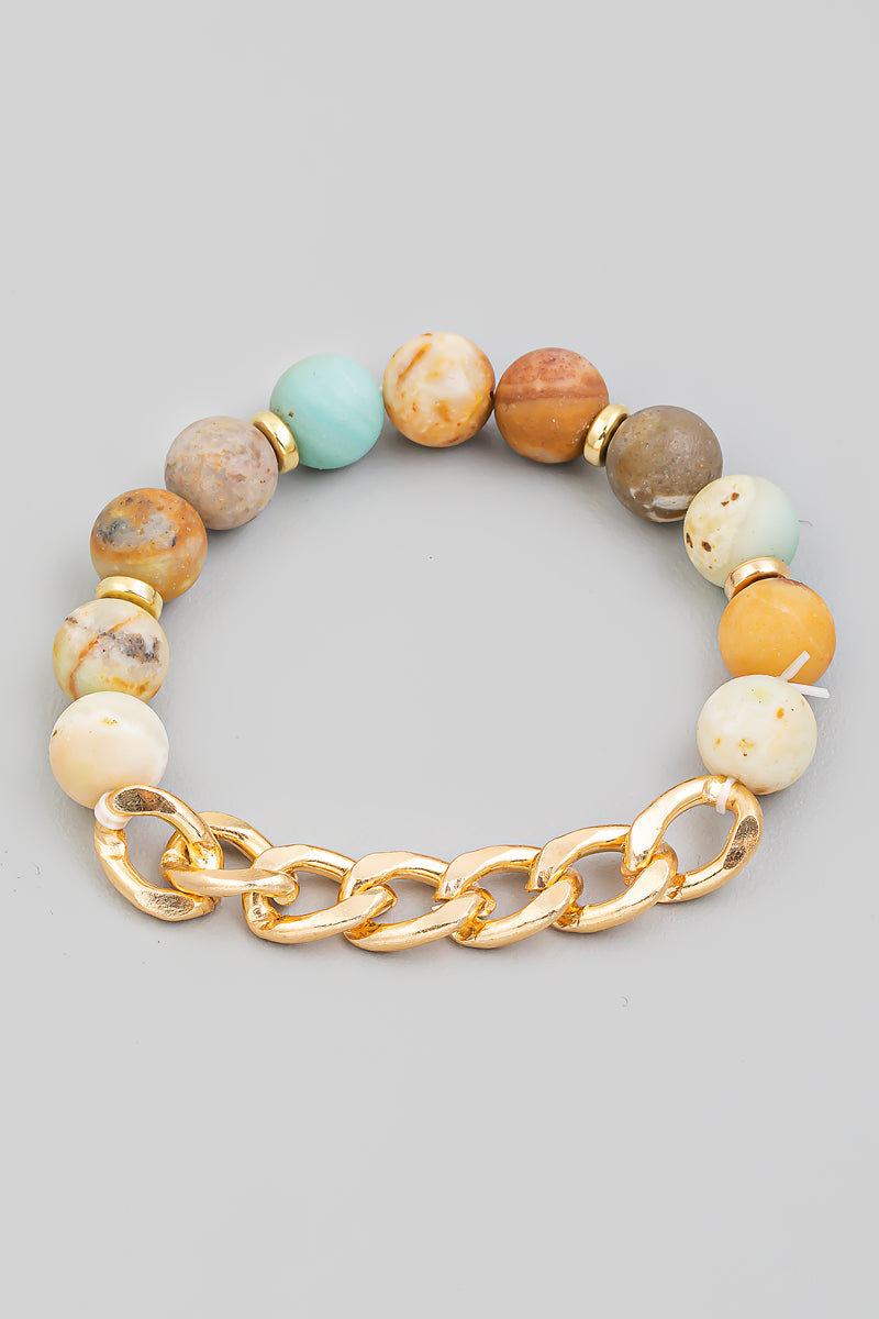 Ball Stone Bead Bracelet