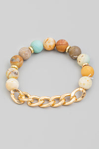 Ball Stone Bead Bracelet