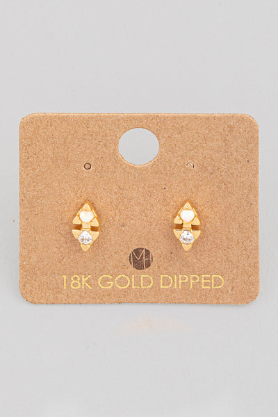 Mini triangle Rhinestone studs