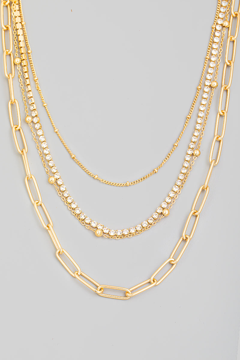 Layered Chain link Necklace